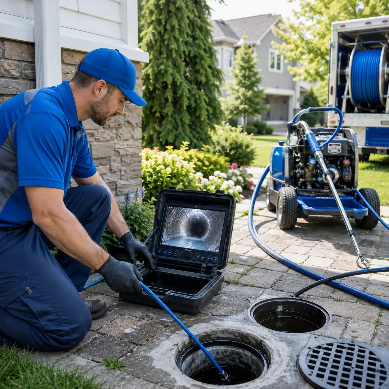 Outdoor drain cleaning professionals serving Carlton, PA